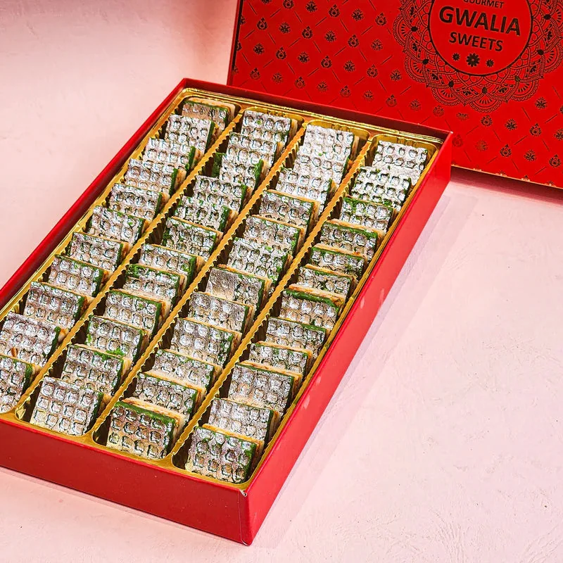 Gwalia Sweets Pista Madhuram | Traditional Nut Delicacy | Authentic Gujarati Mithai 500 gm