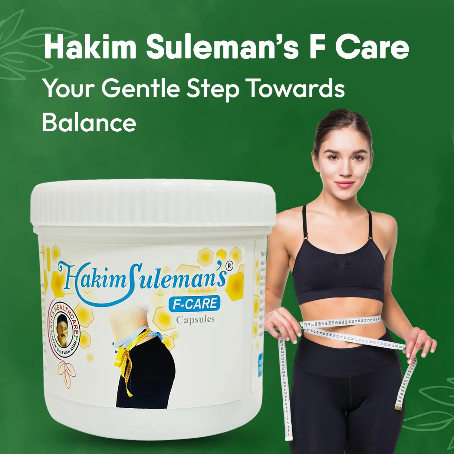 Hakim Suleman's F. Care Capsules | Natural Weight Management | Unani Metabolic Support-3