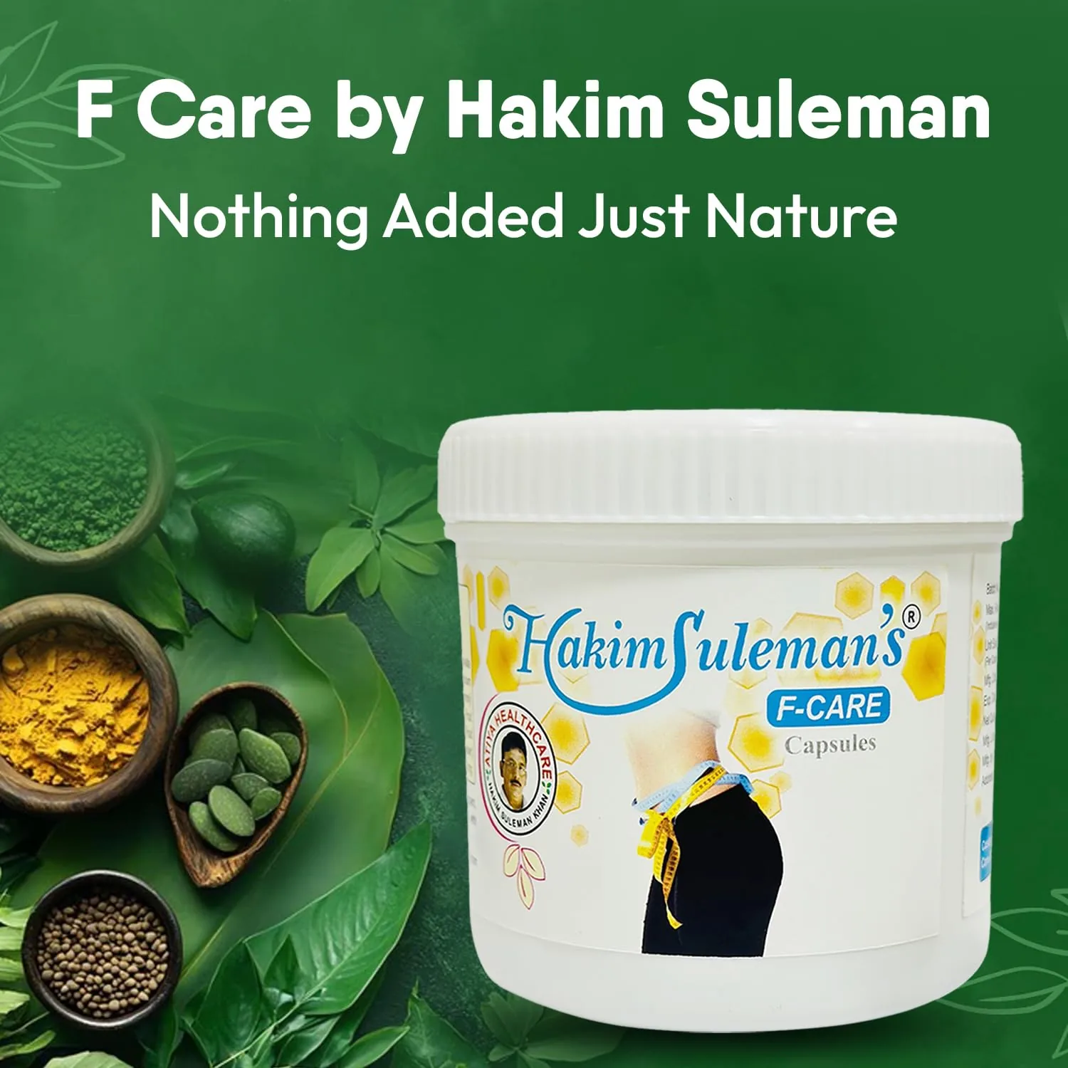 Hakim Suleman's F. Care Capsules | Natural Weight Management | Unani Metabolic Support-4