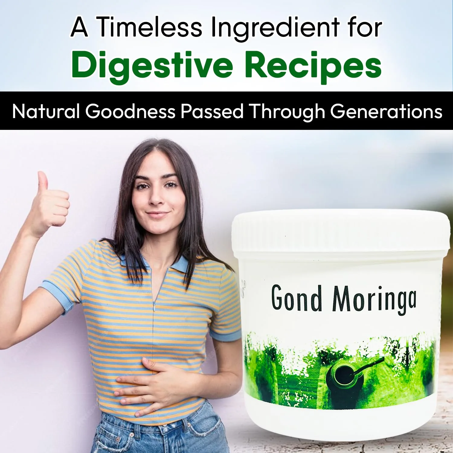 Hakim Suleman's Gond Moringa | Pure White Moringa Gum | Joint & Digestive Wellness Supplement-4