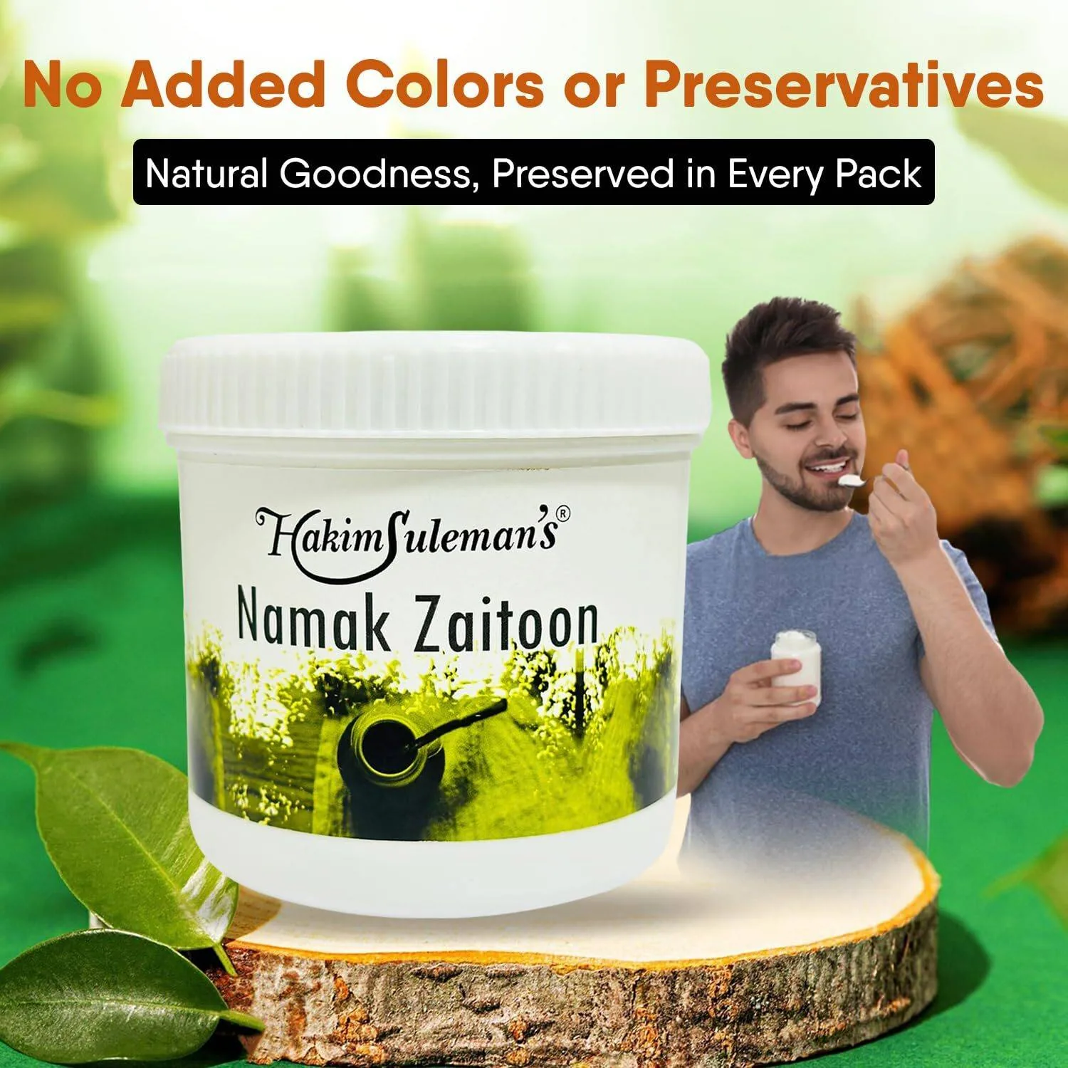 Hakim Suleman's Namak Zaitoon | Natural Olive Salt | Digestive & Liver Wellness Support-4