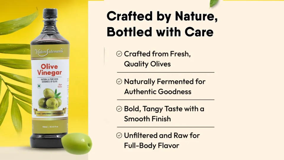 Hakim Suleman's Olive Vinegar | Zaitoon Sirka for Digestion and Metabolism Support-2