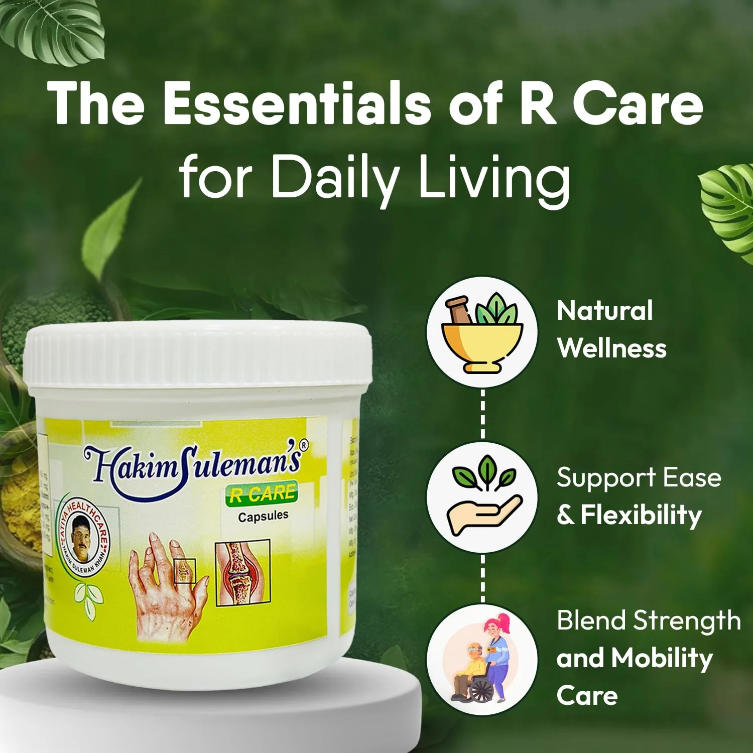 Hakim Suleman's R. Care Capsules | Herbal Joint Support & Mobility Supplement-3