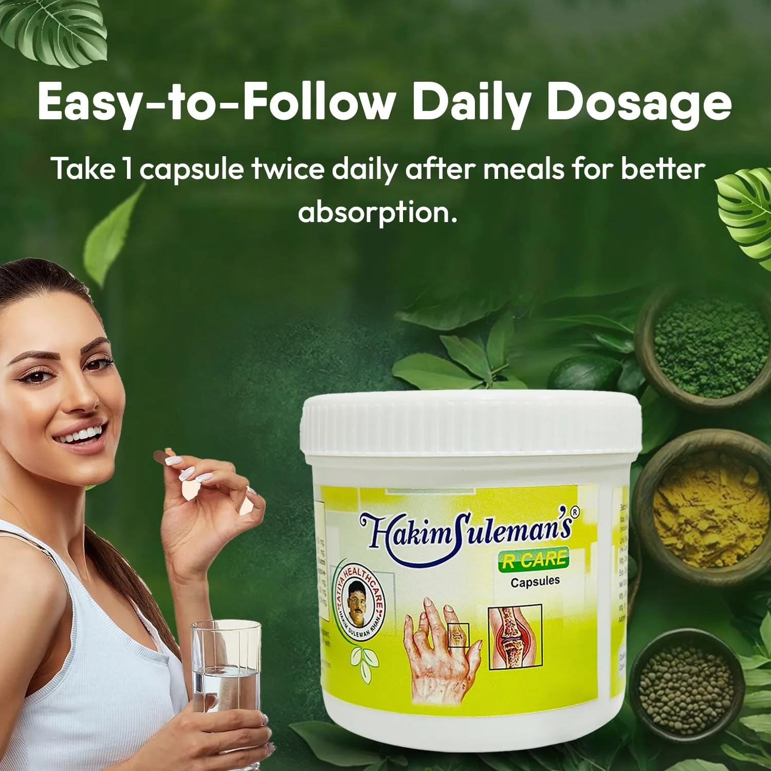 Hakim Suleman's R. Care Capsules | Herbal Joint Support & Mobility Supplement-6