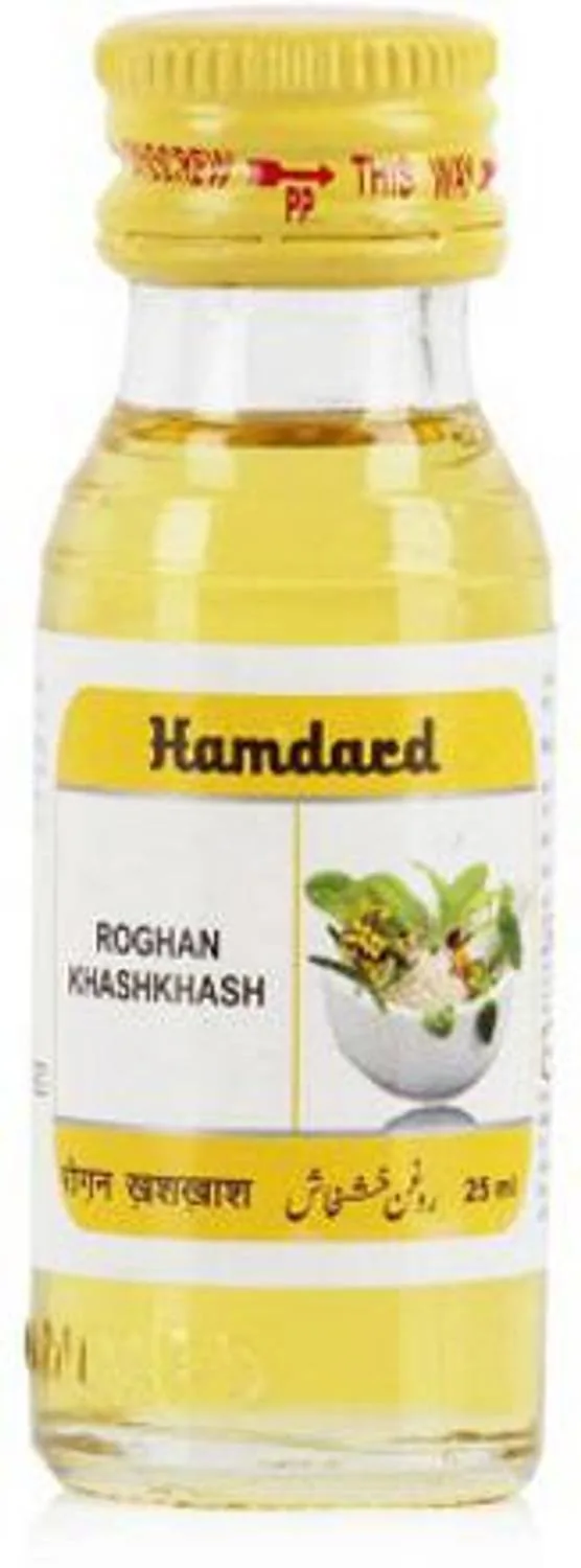 Hamdard Rogan Khashkhash Oil | Traditional Unani Scalp Massage Oil | Natural Sleep and Stress Relief-1