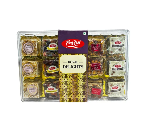 Hanuram Royal Delights | Traditional Dry Fruit Bites Assortment | Premium Mithai Gift Pack-1