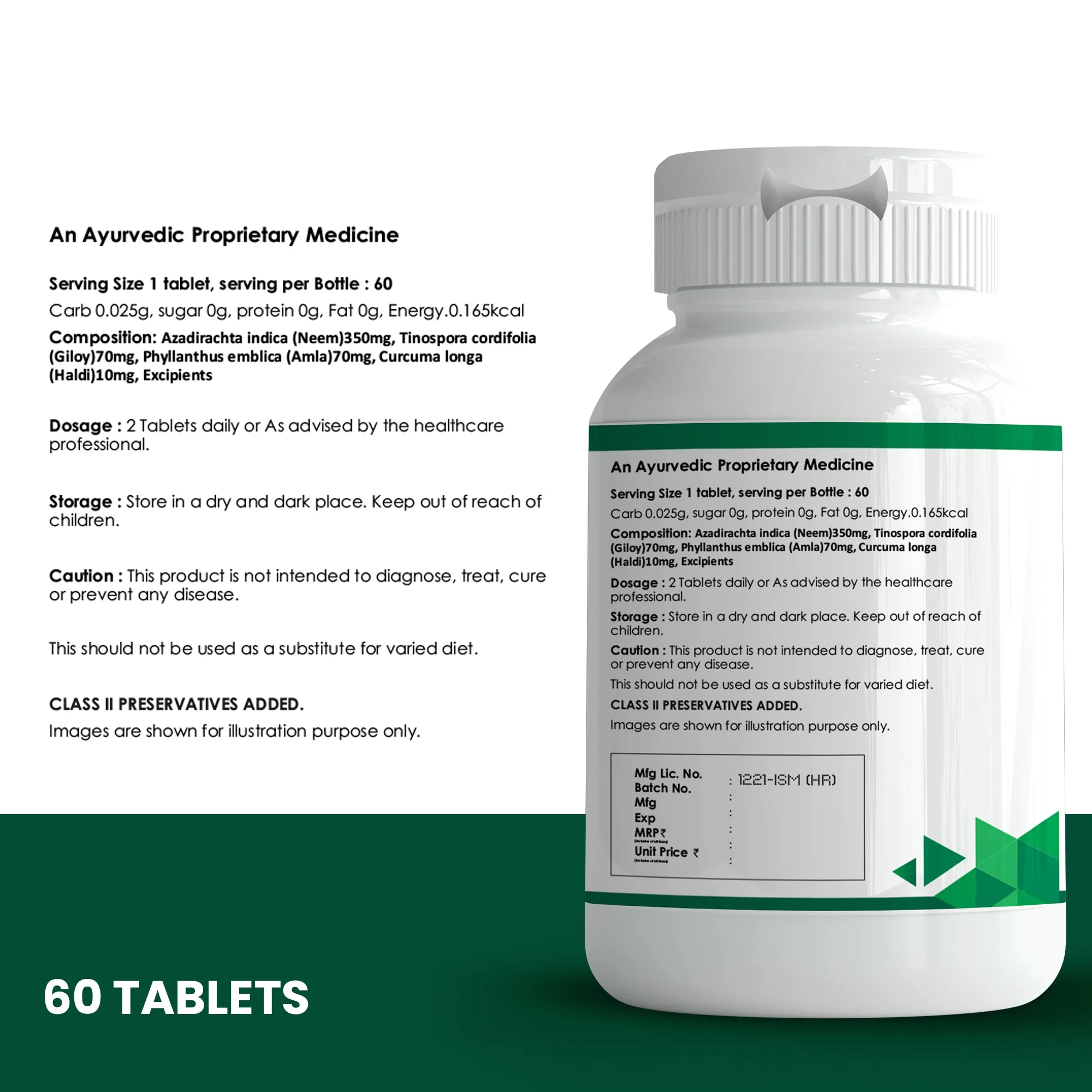 HappyMillions Blood Purifier Tablets | Ayurvedic Detox for Clear Skin & Immunity Boost-3