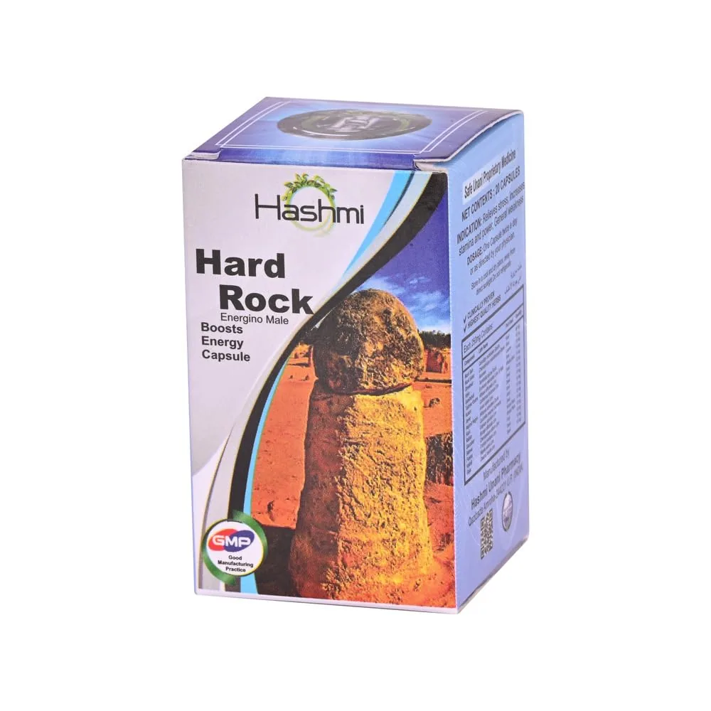 Hashmi Pharmacy Hard Rock Capsules | Natural Men's Wellness Supplement | Ayurvedic Herbal Formula-3