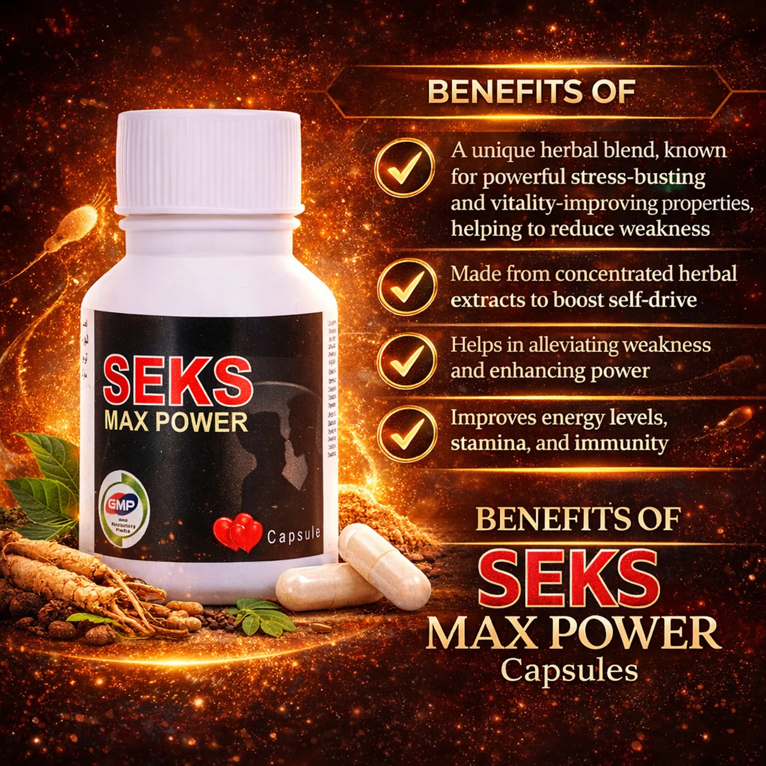 Hashmi Pharmacy Seks Max Capsules for Men | Natural Unani Vitality Supplement | Stamina & Strength Support-2