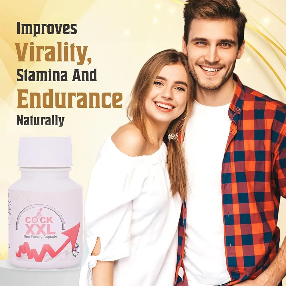 Hashmi Pharmacy XXL Men Energy Capsules | Herbal Vitality Supplement for Men | Natural Stamina & Strength Support-4