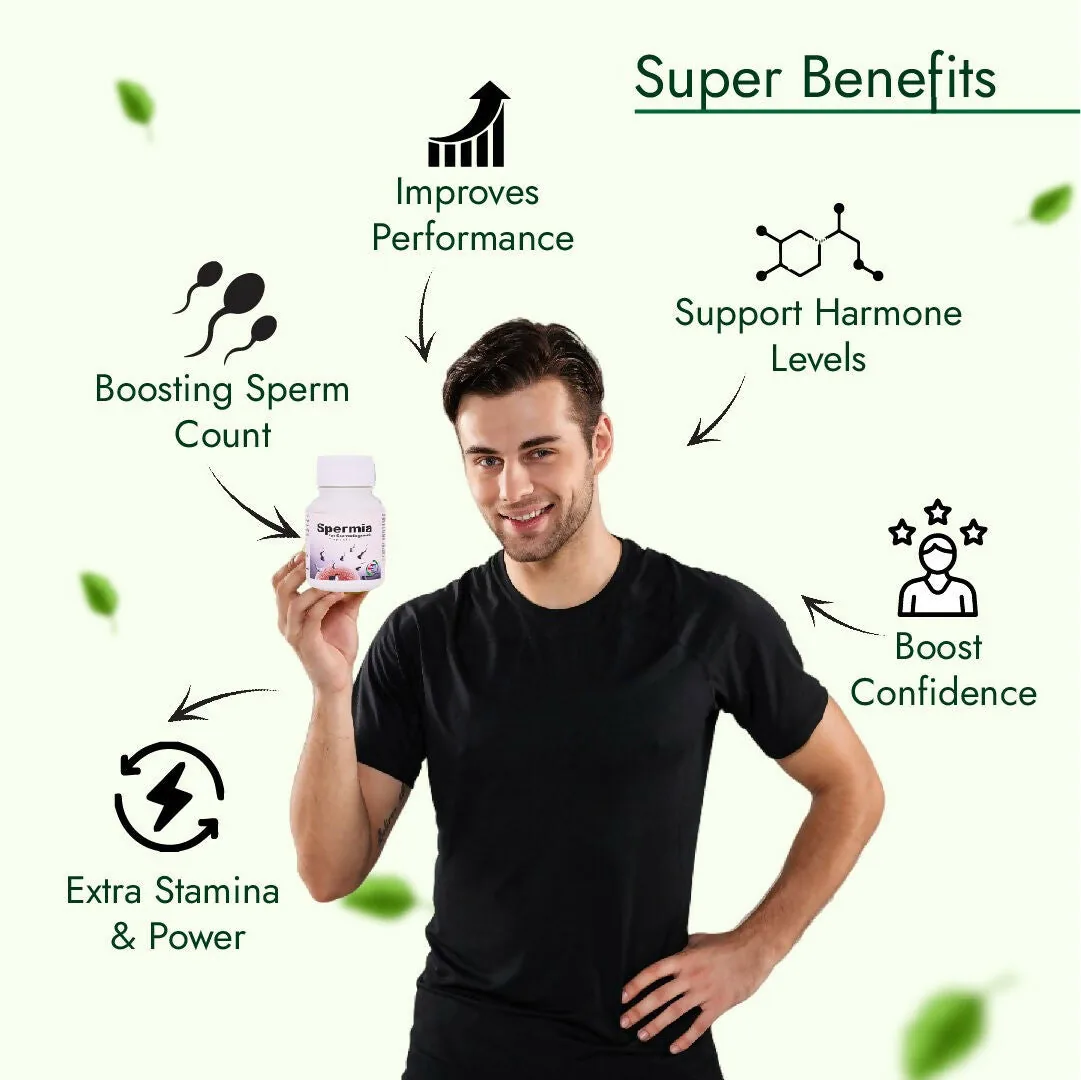 Hashmi Spermia Capsules | Natural Men's Vitality Supplement | Supports Energy and Physical Strength-2