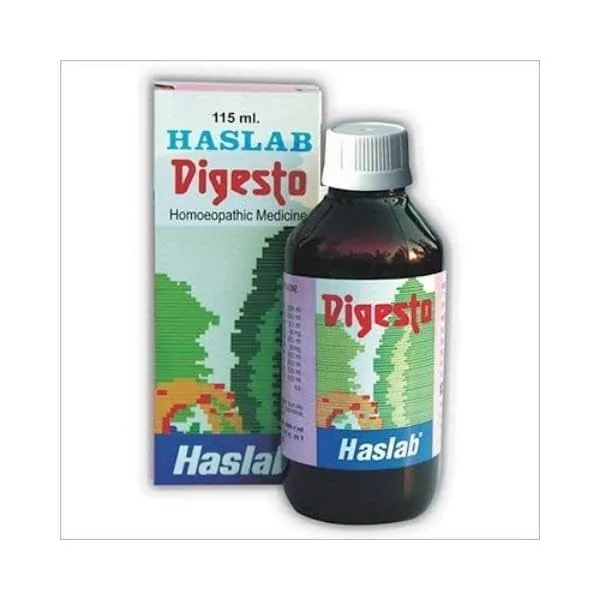 Haslab Digesto Syrup | Homeopathic Digestive Tonic | Relief from Acidity & Bloating-2