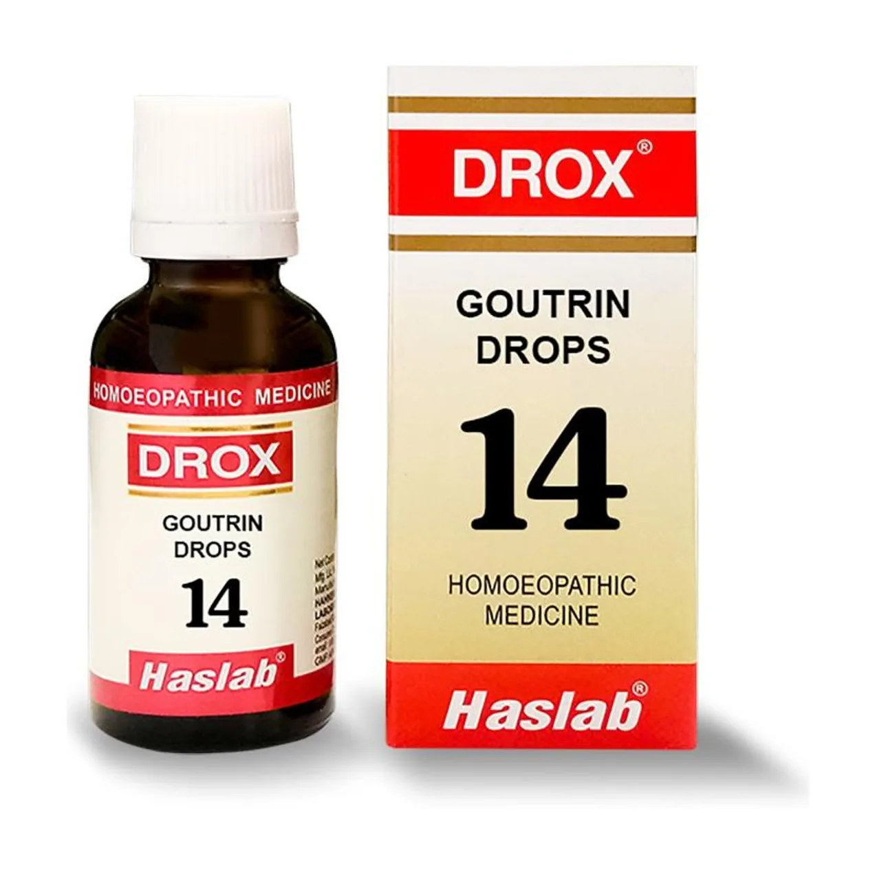 Haslab Homeopathy Drox 14 Goutrin Drops