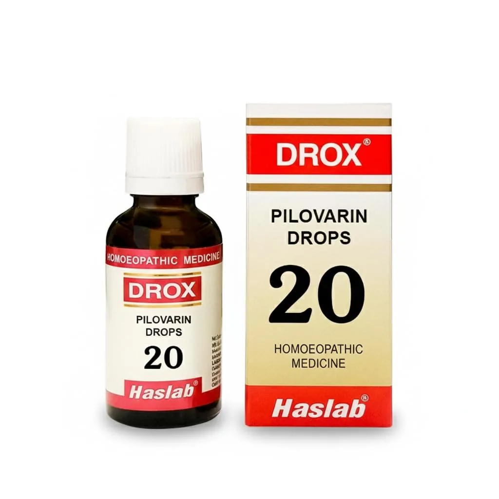 Haslab Homeopathy Drox 20 Pilovarin Drop