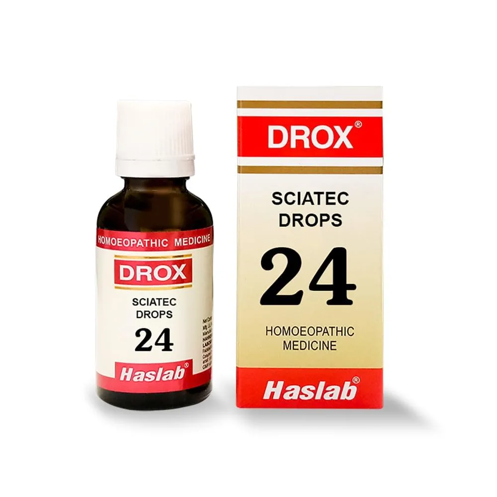Haslab Homeopathy Drox 24 Sciatec Drop
