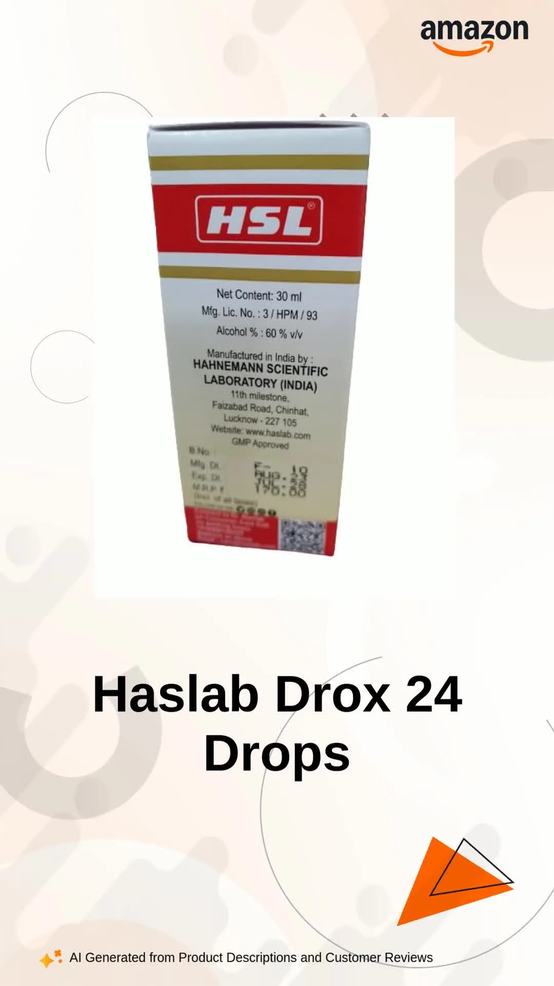 Haslab Homeopathy Drox 24 Sciatec Drop | Homeopathic Formula for Sciatic Nerve Discomfort-2