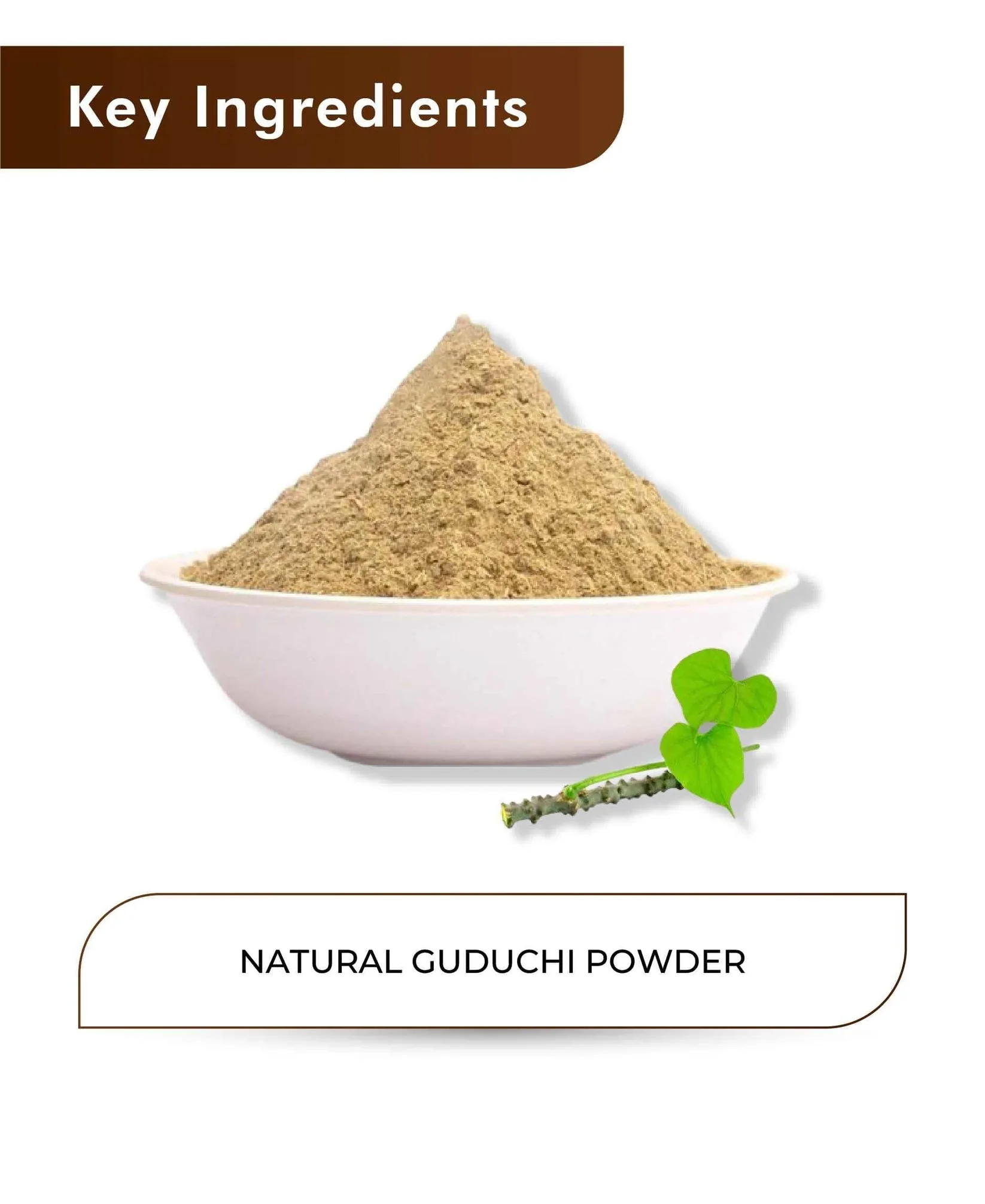 H&C Herbal Guduchi Powder | Pure Giloy Stem Powder | Natural Ayurvedic Adaptogen-4