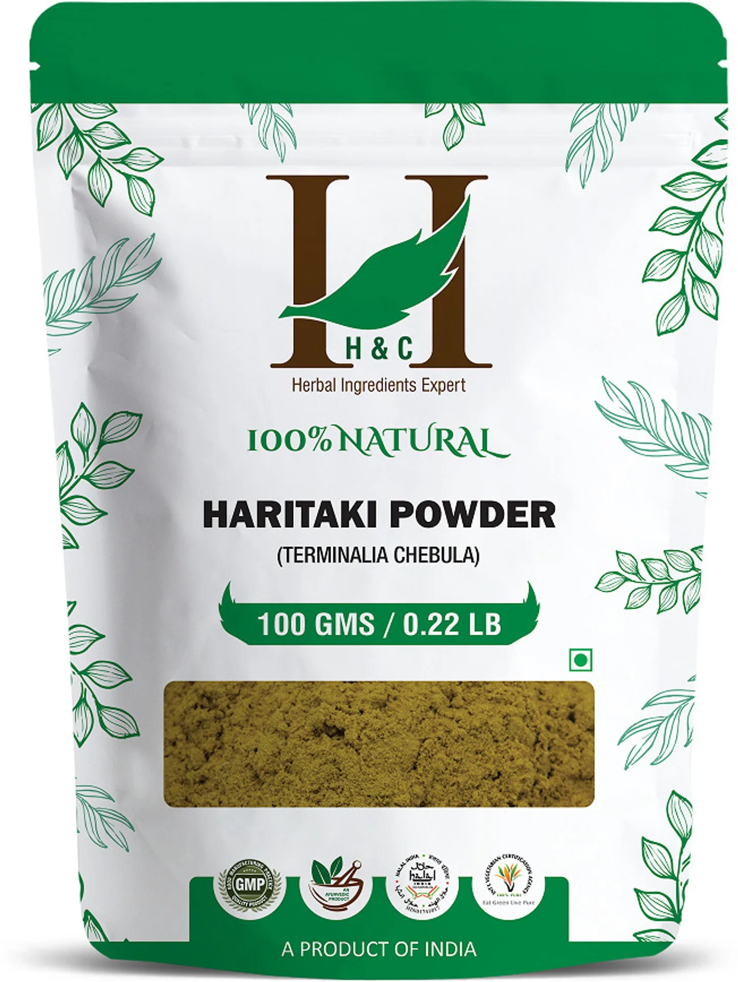 Hc Herbal Haritaki Powder Terminalia Chebula