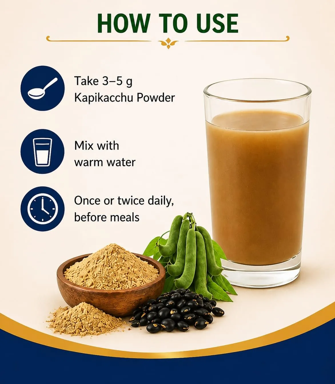 H&C Herbal Kapikacchu Powder | Pure Mucuna Pruriens | Natural Vitality and Nervous System Support-4