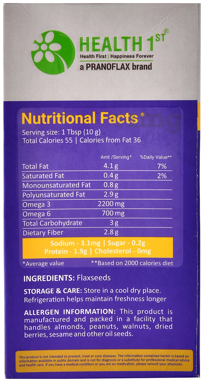 Health 1st whole flaxseed grain - 2