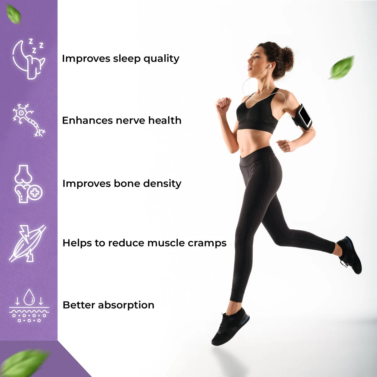 Health Veda Organics Magnesium Glycinate Capsules | High Absorption Veg Supplement | Muscle & Nerve Support-3