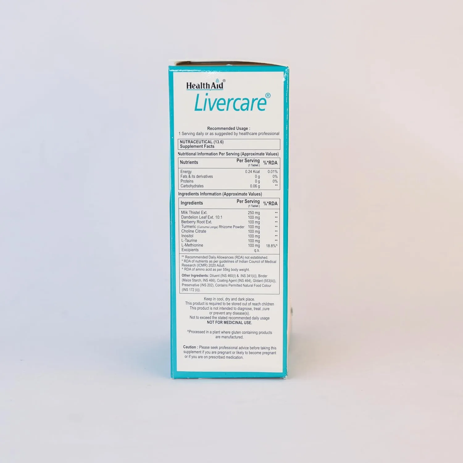 HealthAid Livercare Tablets | Liver Detox & Cleanse Supplement | Lipotropic & Herbal Support-2