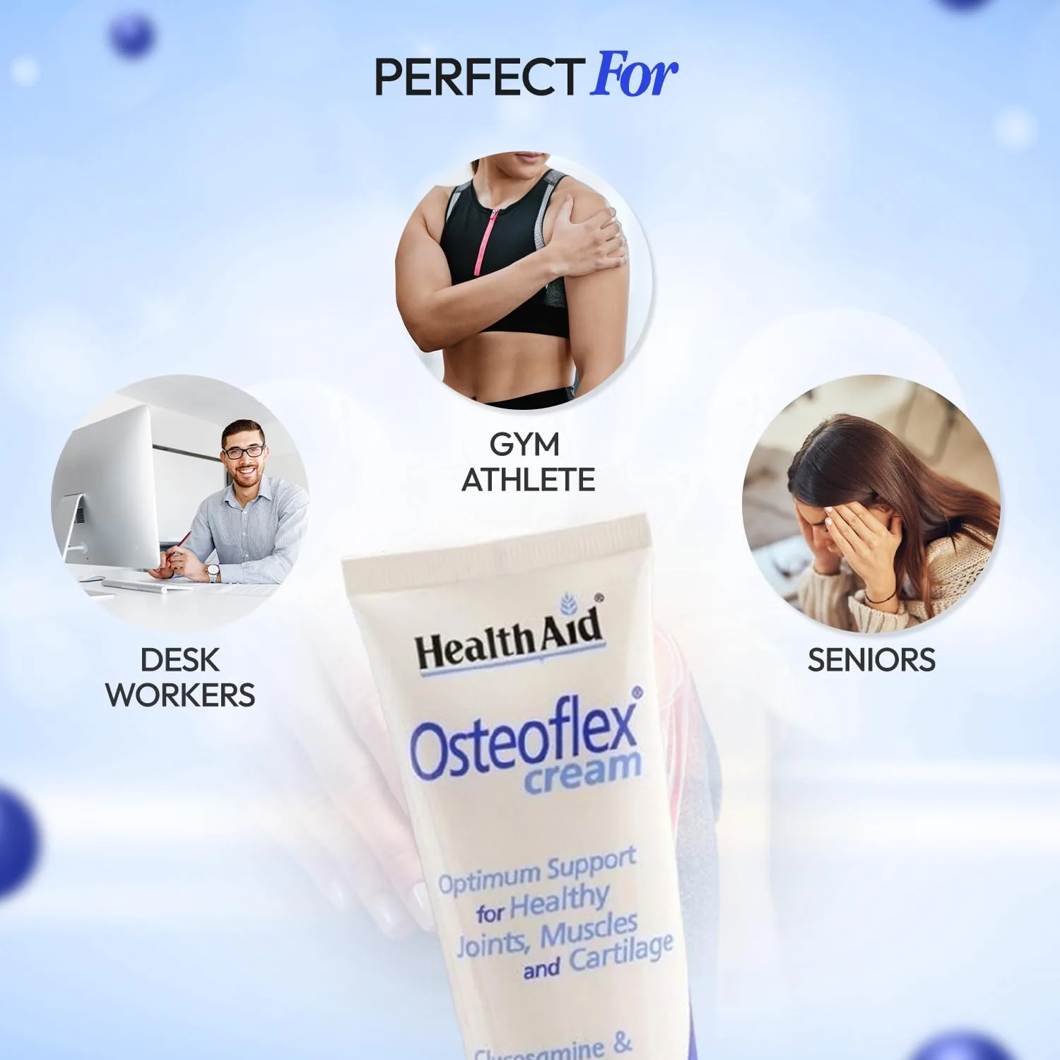 HealthAid Osteoflex Glucosamine & Chondroitin with Soothing Aromatic Oils Cream | Joint & Muscle Care | Fast-Absorbing Topical Formula-6