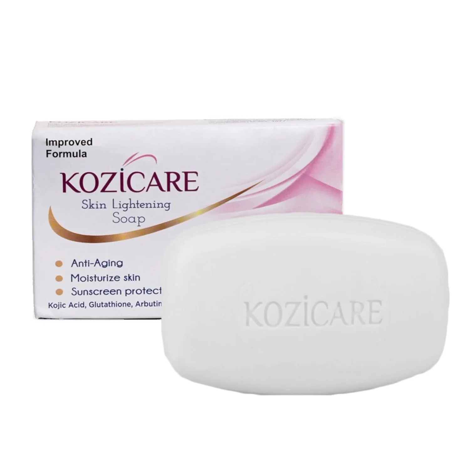 Healthvit Kozicare Skin Lightening Soap | Kojic Acid & Vitamin C Formula | Brightening & Hydrating Cleanser-3