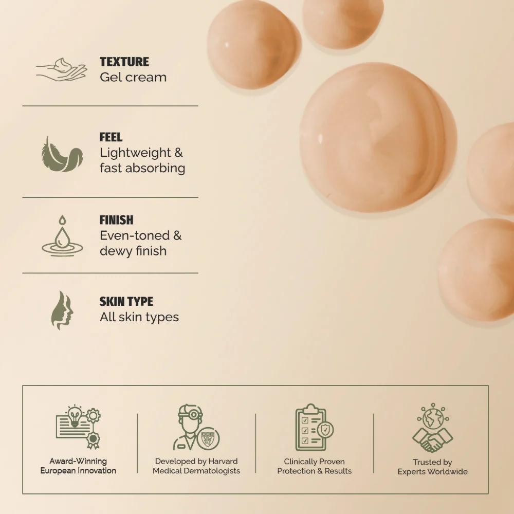 Heliocare Color Gel Cream Tinted Sunscreen SPF 50 | Broad Spectrum UVA & UVB Protection | Hydrating Tinted Moisturizer & Makeup Base-6