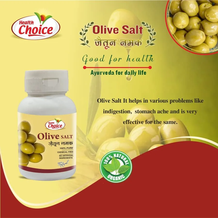 Herbal Canada Olive Salt | Jaitun Ka Namak Powder | Natural Digestive & Immunity Support-4