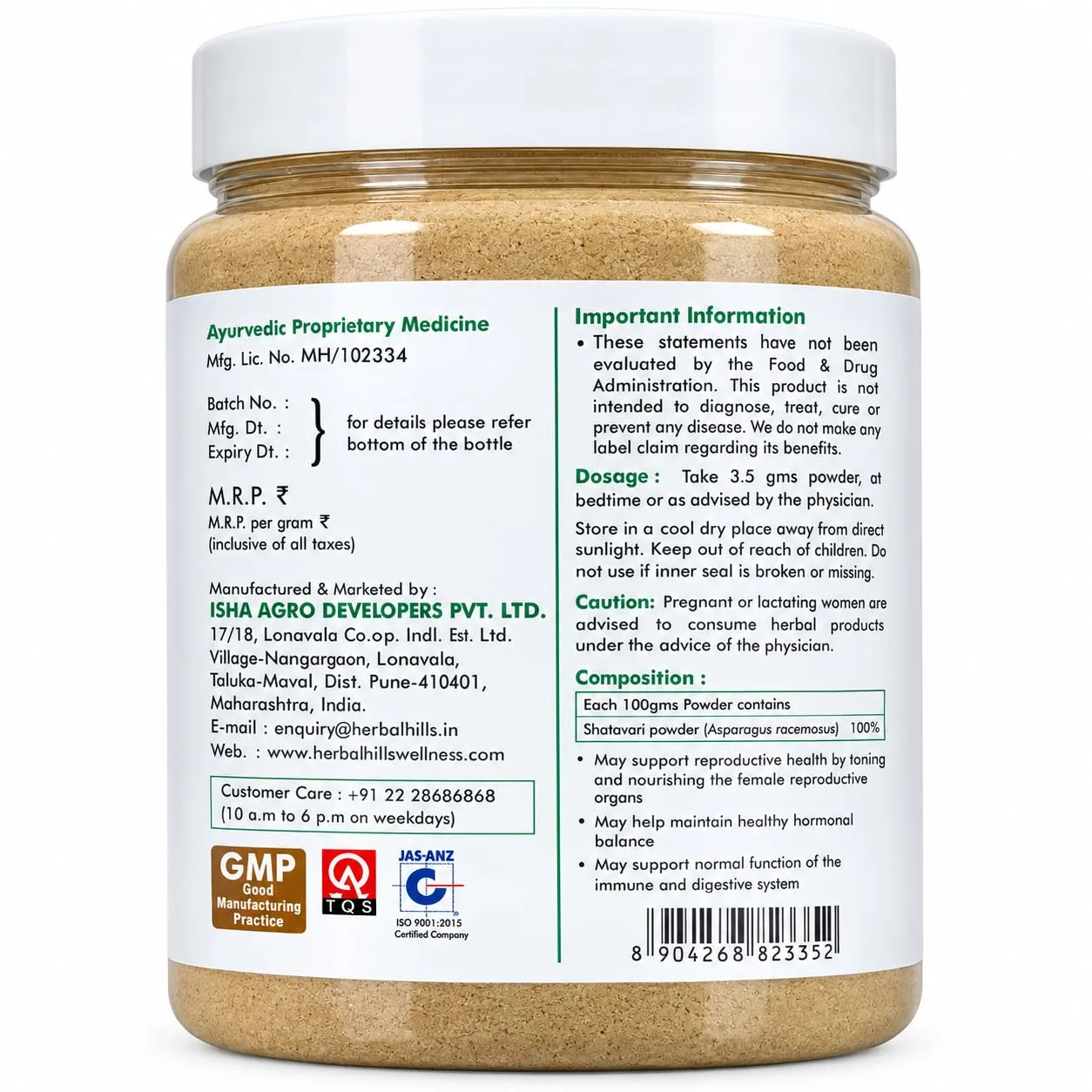 Herbal Hills Ayurveda Organic Triphala Powder | Natural Digestive Support | Pure Ayurvedic Detox Churna-3