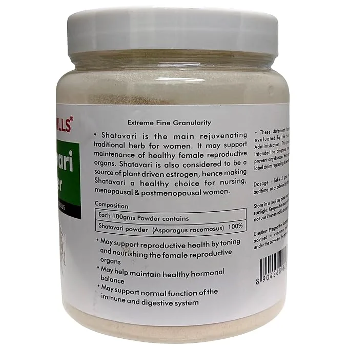 Herbal Hills Ayurveda Shatavari Powder | Natural Ayurvedic Supplement | Women's Hormonal Balance & Lactation Support-2