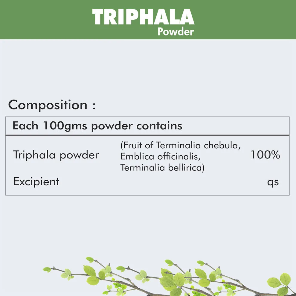 Herbal Hills Ayurveda Triphala Powder | Natural Digestive Churna | Colon Cleanse & Detox Support-2