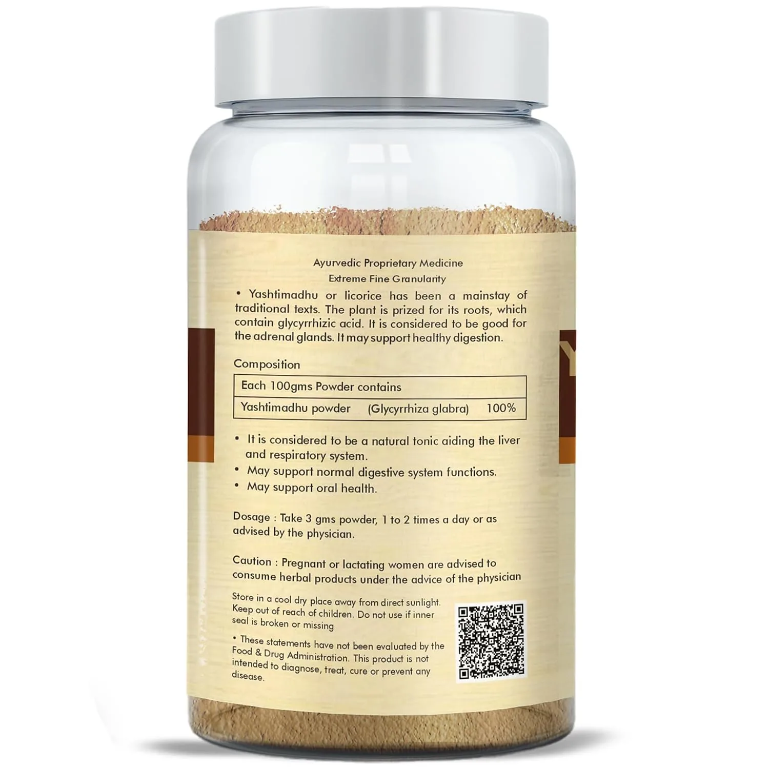 Herbal Hills Ayurveda Yashtimadhu Powder | Pure Licorice Root | Digestive and Respiratory Support-2
