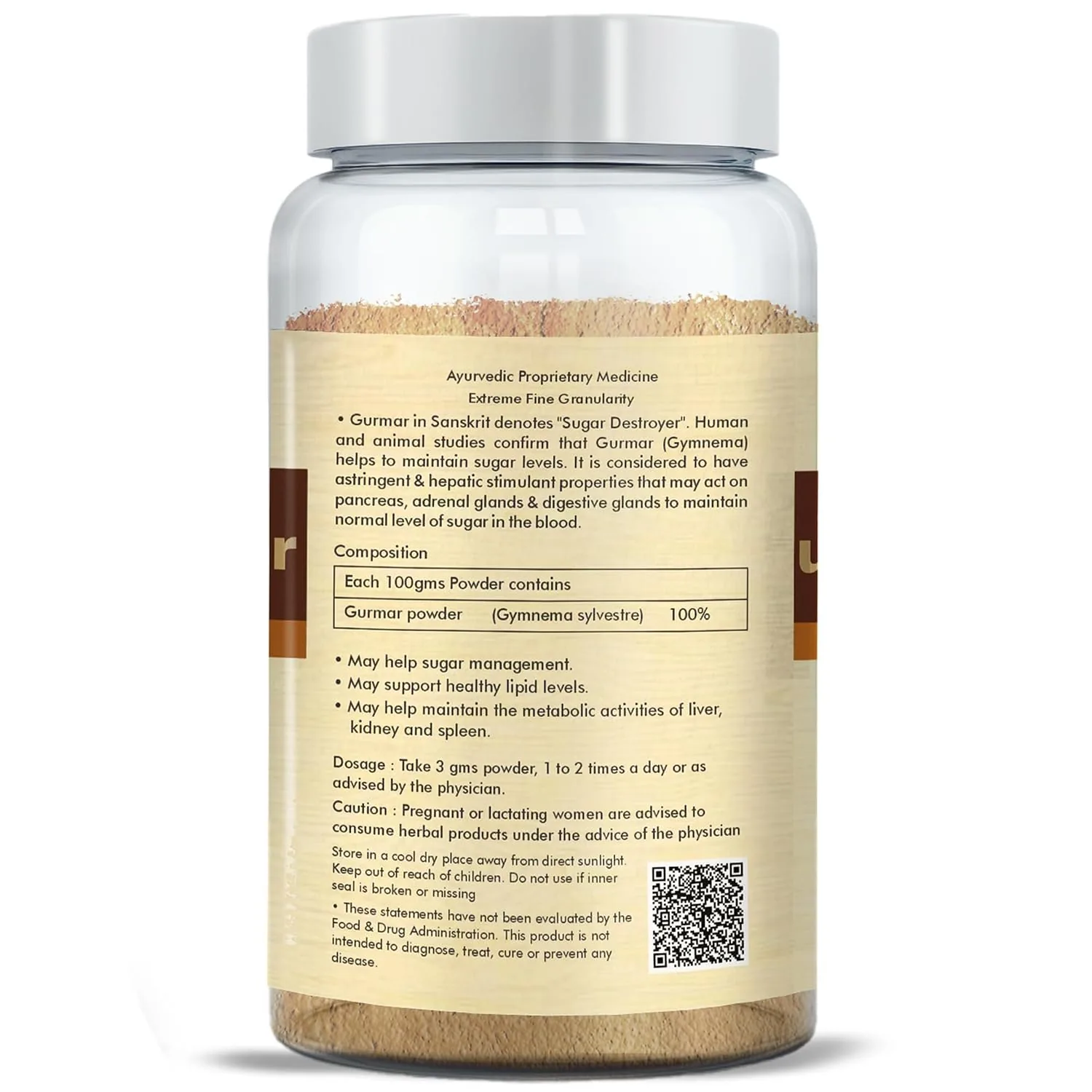 Herbal Hills Gurmar Powder | Natural Gymnema Sylvestre | Metabolic Health Support-2