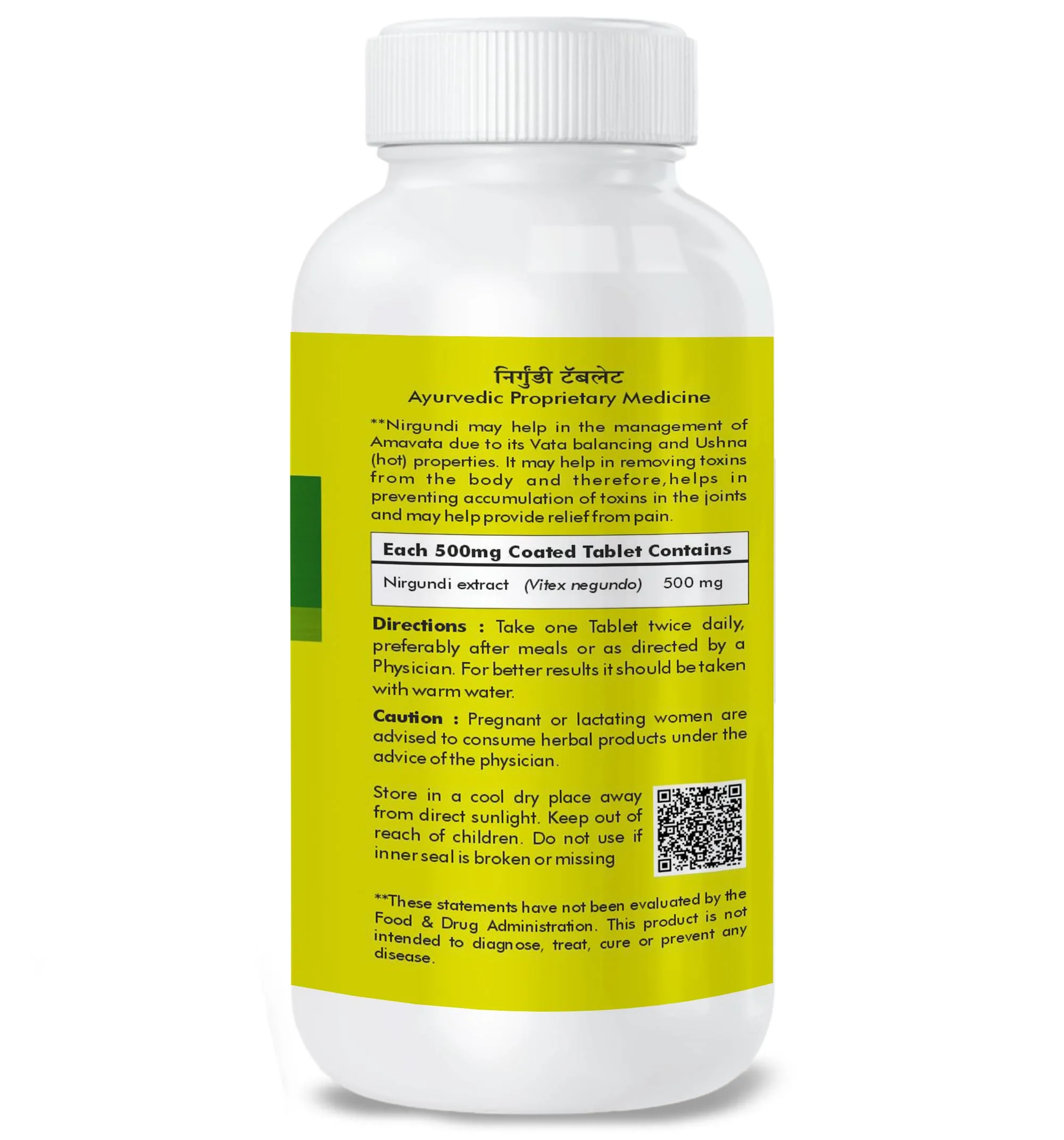 Herbal Hills Nirgundi Joint Care Tablets | Ayurvedic Vitex Negundo Supplement | Natural Joint Mobility Support-2