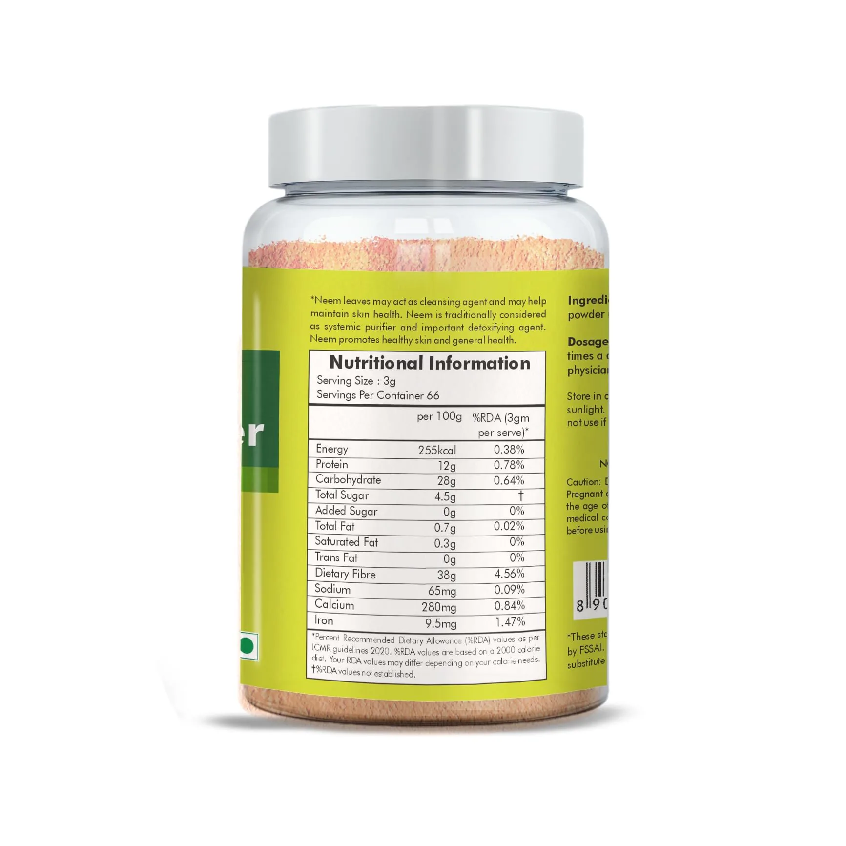 Herbal Hills Organic Neem Powder | Pure Azadirachta Indica | Natural Detox and Skin Care-4