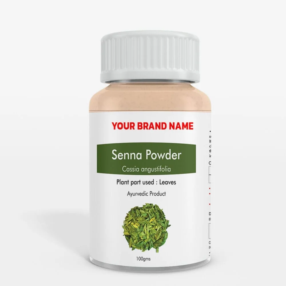 Herbal Hills Senna Powder | Natural Cassia Angustifolia Churna | Gentle Colon Cleanse & Laxative Support-1