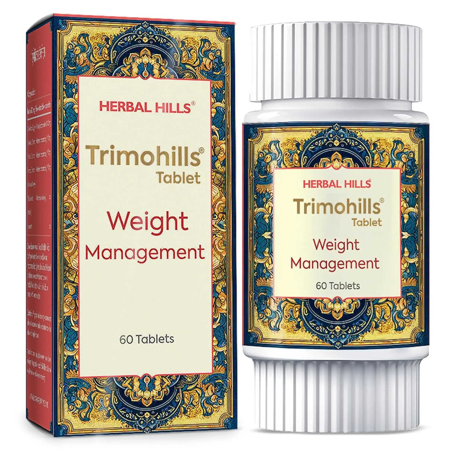 Herbal Hills Trimohills Weight Management Tablets | Ayurvedic Metabolic Support | Natural Detoxification Formula-1