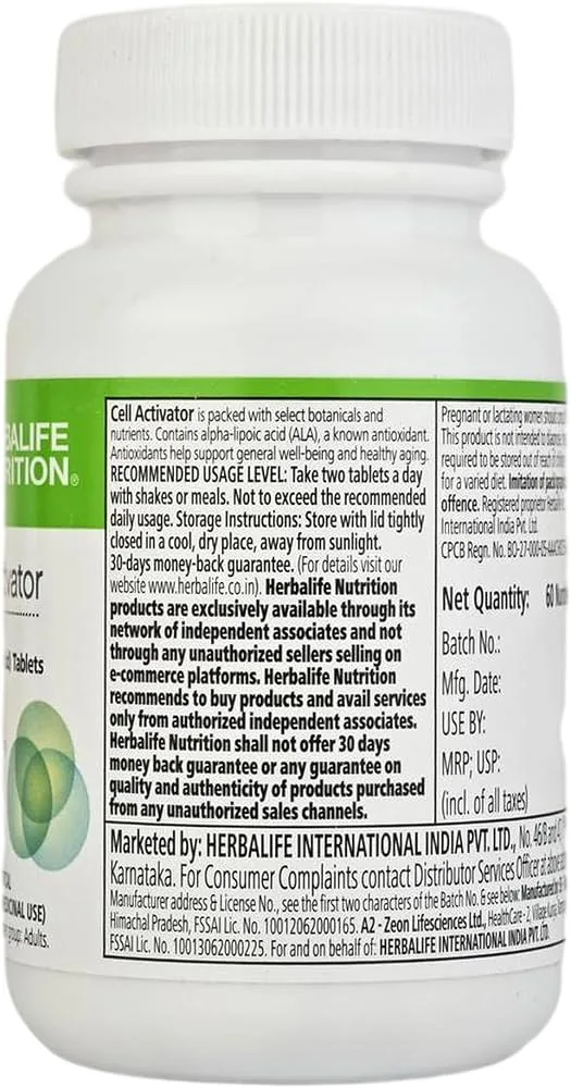 Herbalife Cell Activator New Tablets | Cellular Energy and Micronutrient Support Formula | Antioxidant Defense-2
