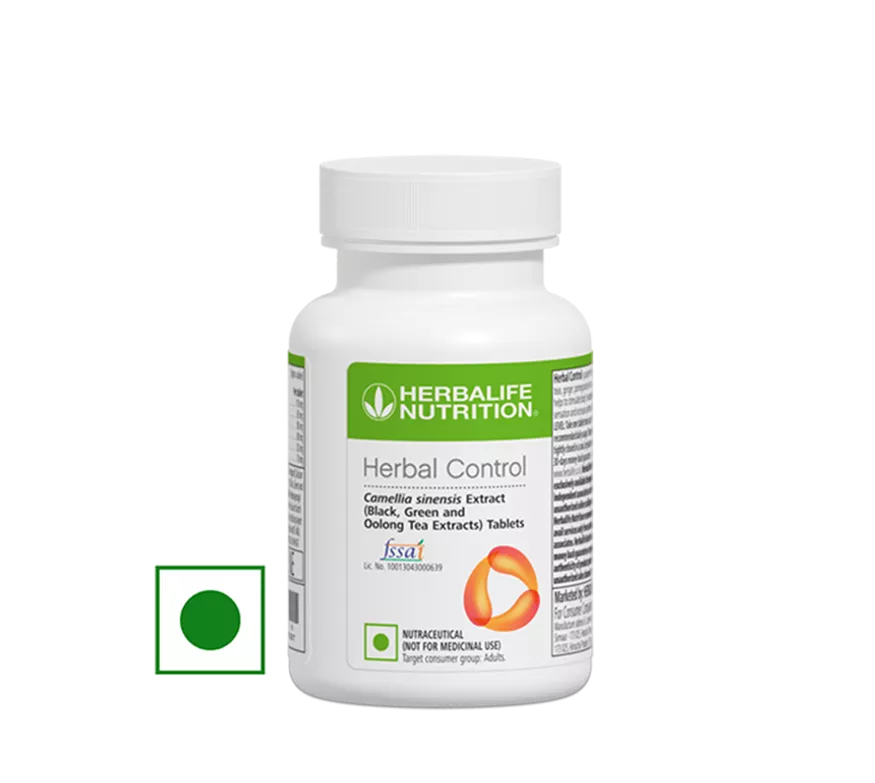 Herbalife Herbal Control Tablets | Herbal Metabolism Support Supplement | Natural Tea Extracts for Daily Energy 90 tabs
