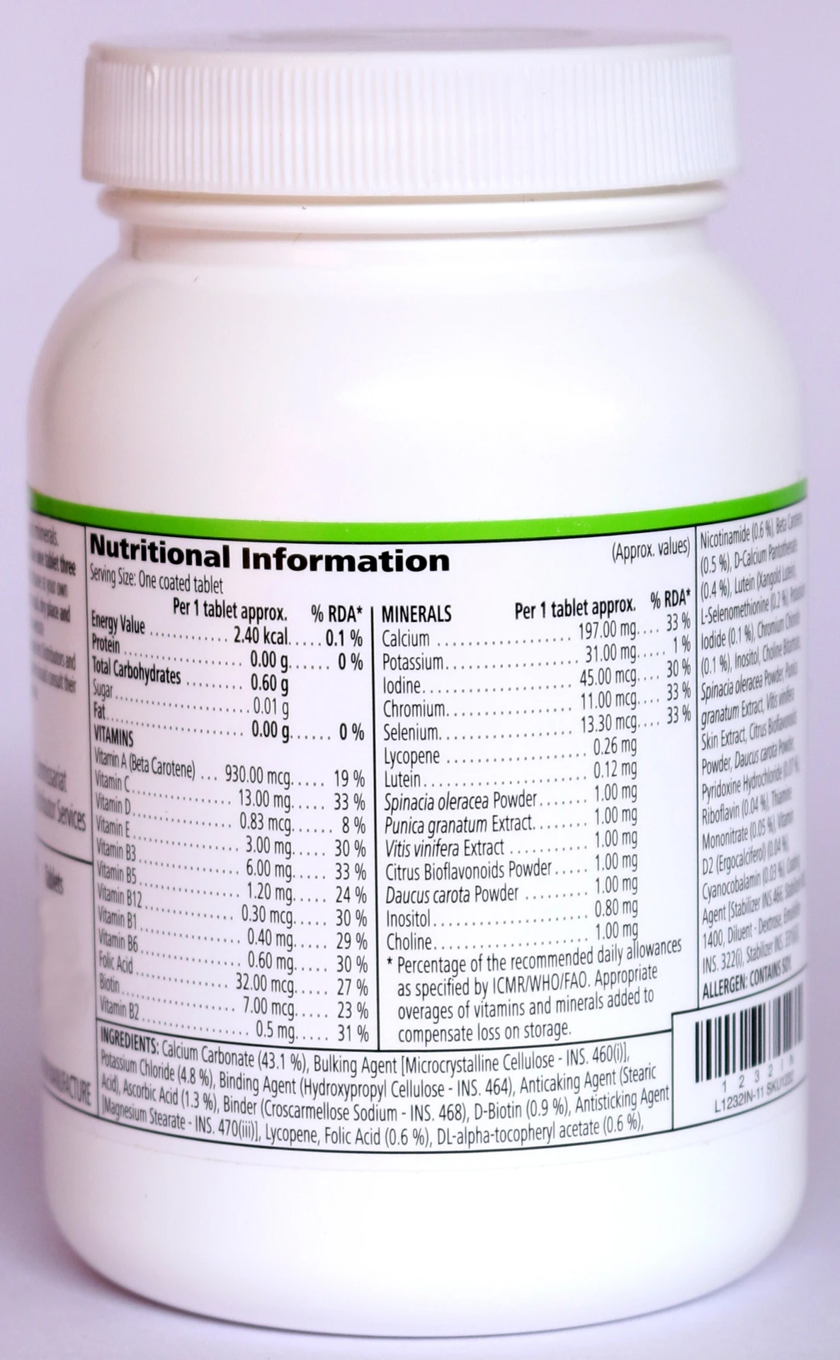 Herbalife Multivitamin Mineral and Herbal Tablets Plus | Daily Nutritional Supplement | Key Micronutrients and Herbs-3