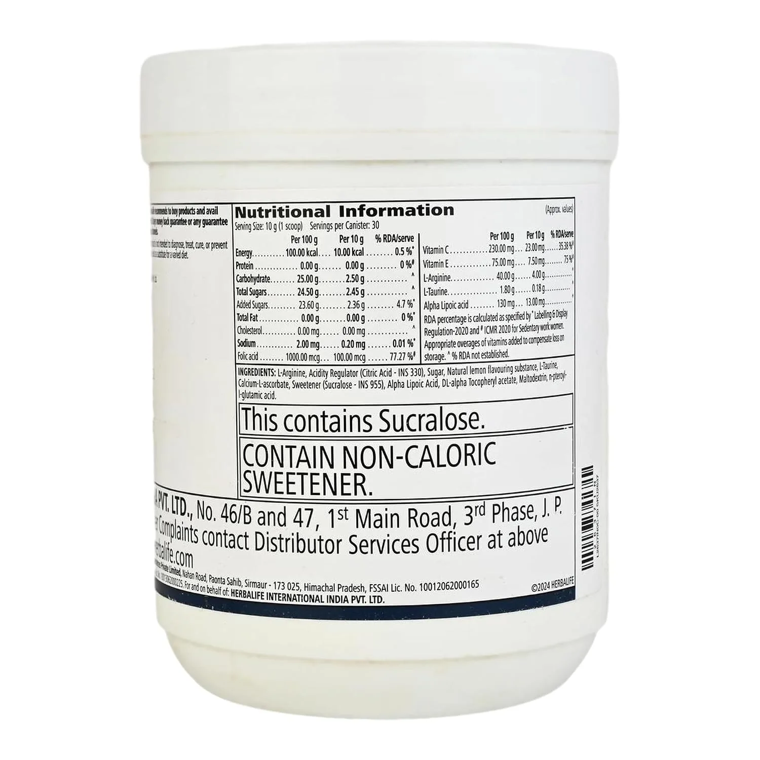 Herbalife Niteworks L-Arginine Powder | Lemon Flavored Nitric Oxide Supplement | Cardiovascular & Vascular Health Support-4