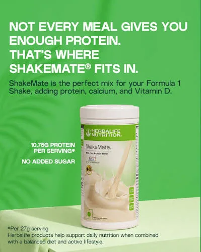Herbalife ShakeMate | Soy and Milk Protein Drink Mix | Daily Nutrition Booster-3