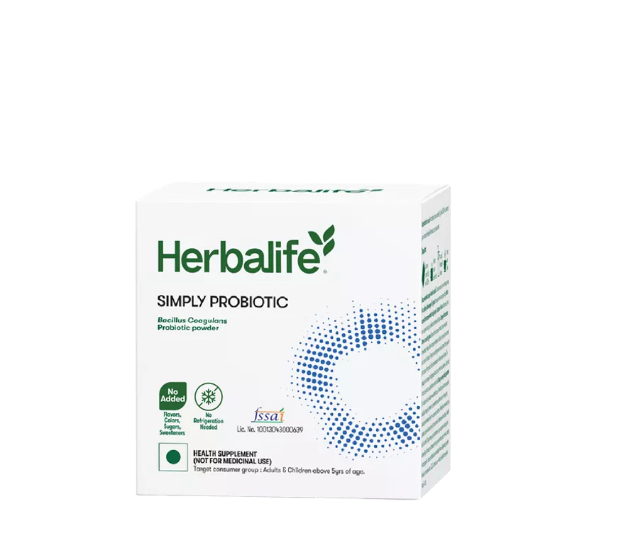 Herbalife Simply Probiotic Powder | Daily Digestive Support | Easy-to-Mix Active Cultures 30 Sachets