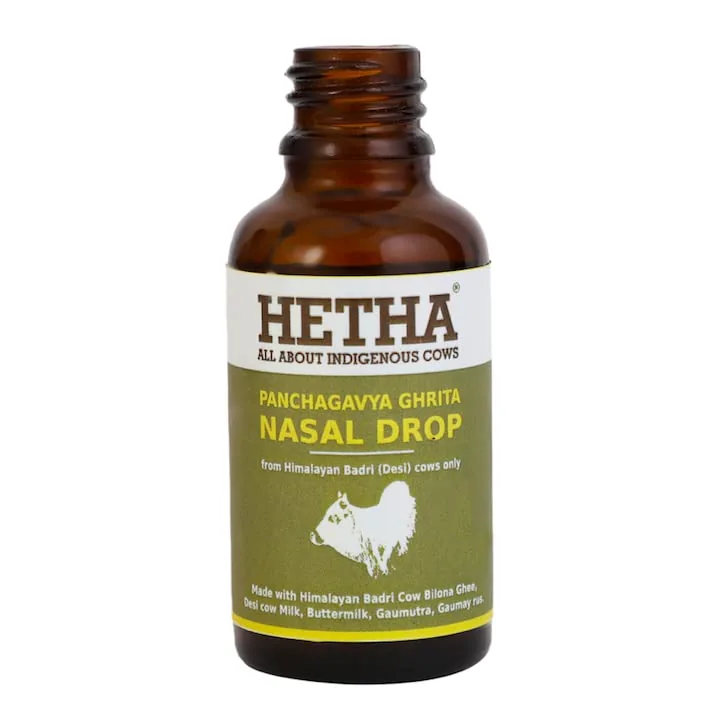 Hetha Panchagavya Ghrita Nasal Drop | Traditional Himalayan Badri Cow Ghee Nasya | Ayurvedic Brain & Respiratory Care-2