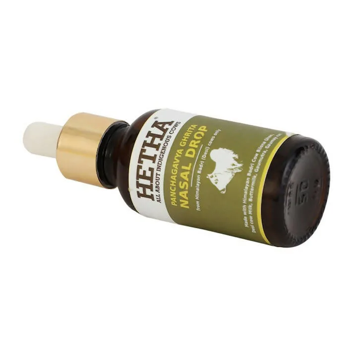 Hetha Panchagavya Ghrita Nasal Drop | Traditional Himalayan Badri Cow Ghee Nasya | Ayurvedic Brain & Respiratory Care-4
