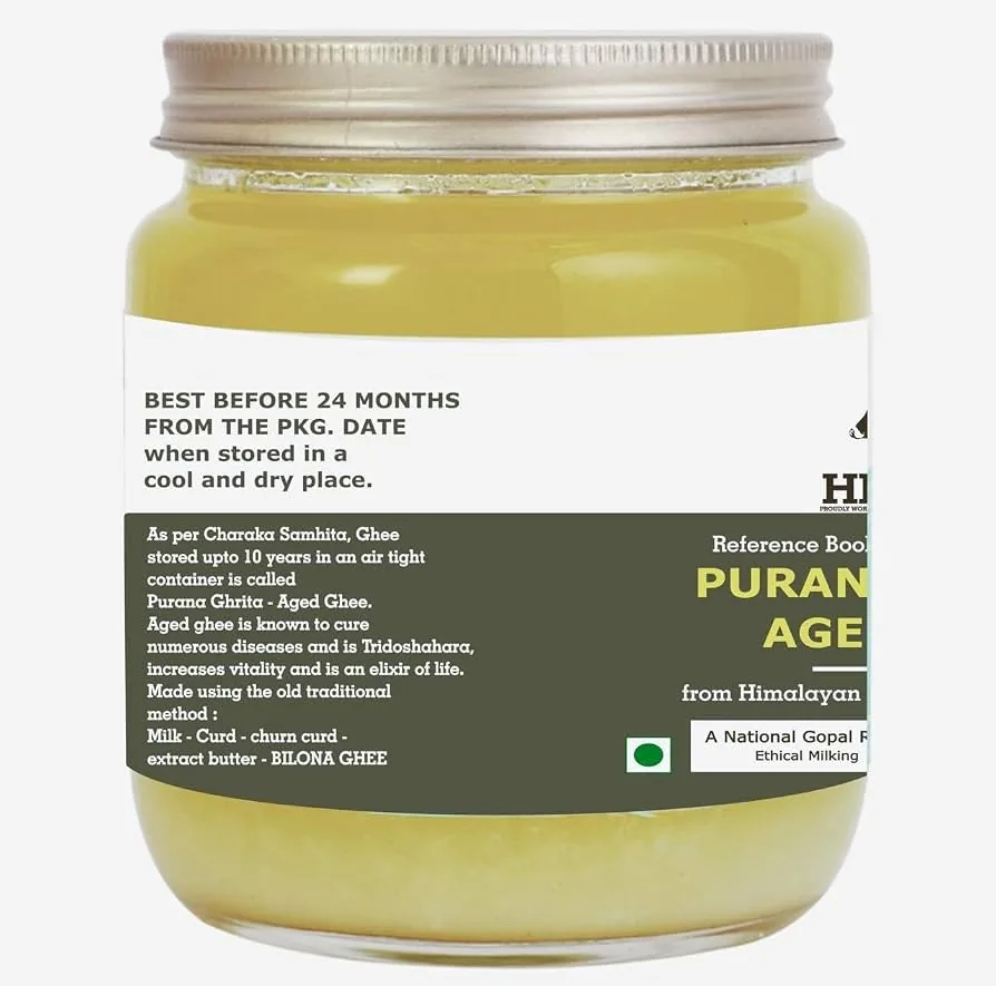 Hetha Purana Ghrita Aged Ghee From Himalayan Badri Cows A2 Milk | Traditional Purana Ghee | Aged Bilona Ghee-3