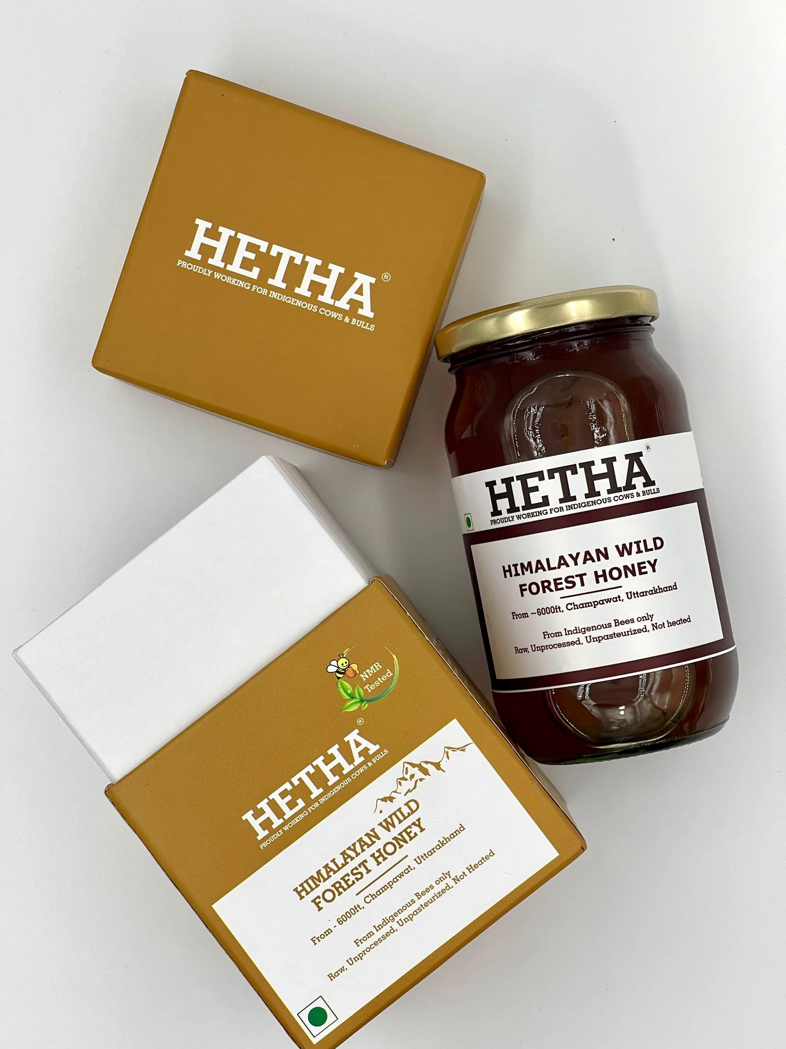 Hetha Pure Himalayan Wild Forest Raw Honey - NMR Passed | Unprocessed | Unpasteurized-4