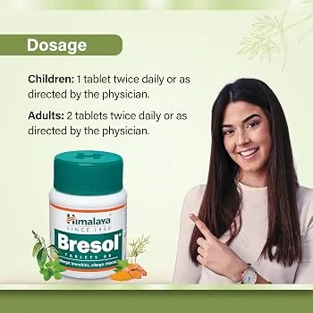 Himalaya Bresol Tablets | Ayurvedic Respiratory Wellness Support | Natural Herbal Blend-3